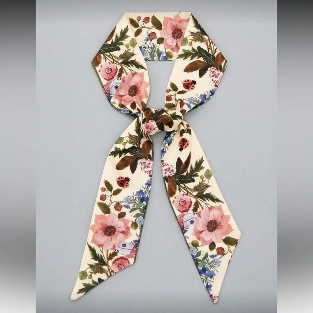 Floral yellow Scarf Band N1393